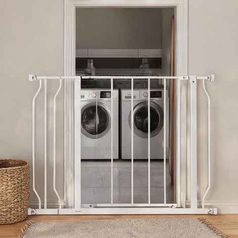 Barrière pour animaux réglable de 75 à 115 cm 115 x 1,5 x 76 cm (1/5)