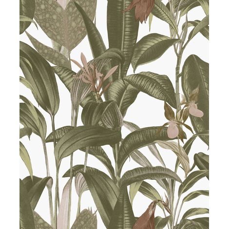 LOOKS by Wolfgang Joop Vliestapete Tropical Weiss 10mx53cm