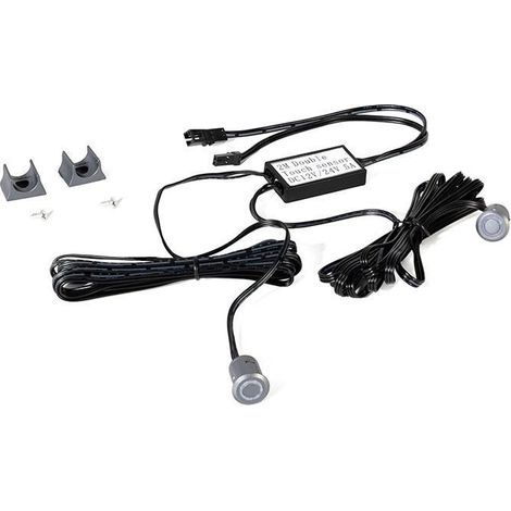 sensor táctil doble. 24 v dc. puerto dc jst. plástico. touch 2x. 48 w