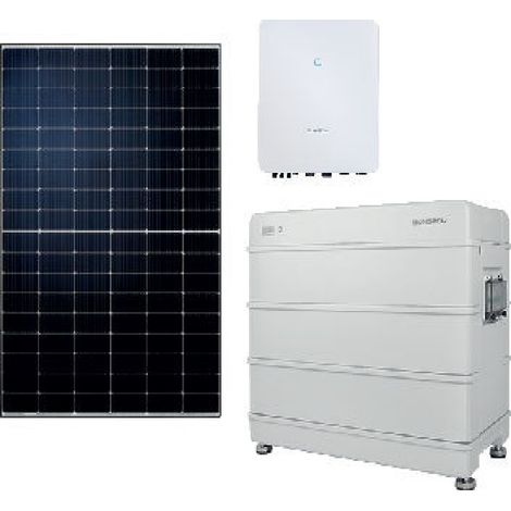 PV Paket PV07 20x430Wp Glas/Glas,WR+BAT 8,60 kWp,8kW AC, 9,6kWh incl. Zubehör - 8737807744 von Buderus