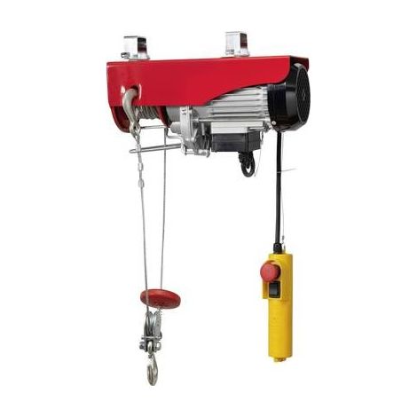 TOOLCRAFT 1553742 Verricello elettrico Capacità di carico (con puleggia) 600 kg Capacità di carico (senza puleggia) 300 (1/5)
