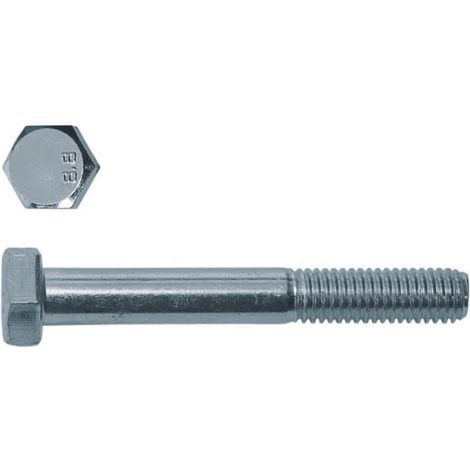 Viti per metallo 8.8 testa esagonale parzialmente filettate - ø mm.6x40