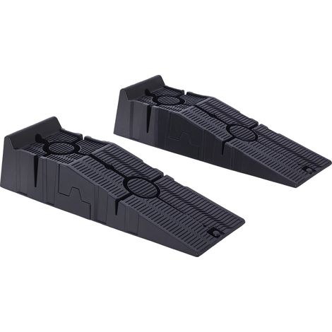 Rampes Portables, Capacité de Charge de 3 Tonnes, Surface Antidérapante, noir, 91X30X21 cm (1/5)