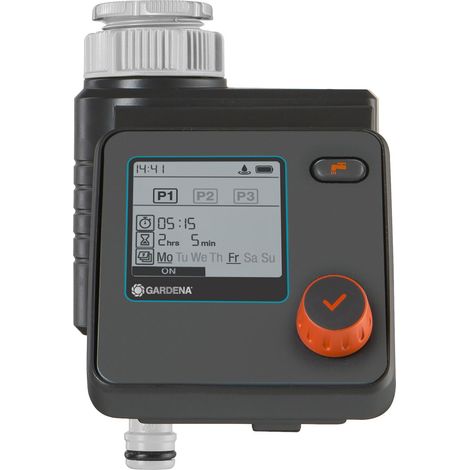 GARDENA Programmatore per irrigazione a batteria, fino a 3 programmi giornalieri Select (1891-20) (1/5)