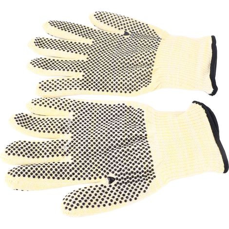 Gants de barbecue résistants à la chaleur jusqu'à 800 °C, isolants et ignifugés, idéaux pour les barbecues et les fours à bois. (1/5)