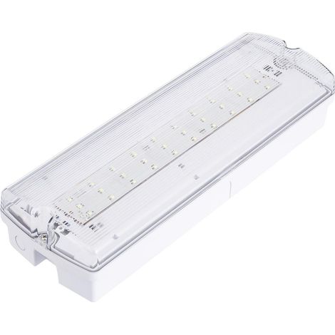 Luz Emergencia LED Superficie 200lm IP65 3 Horas de Autonomía 3 W