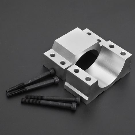 Spindelmotorhalterung für Graviermaschine, Durchmesser 52 mm, mit 4 Schrauben (1/5)