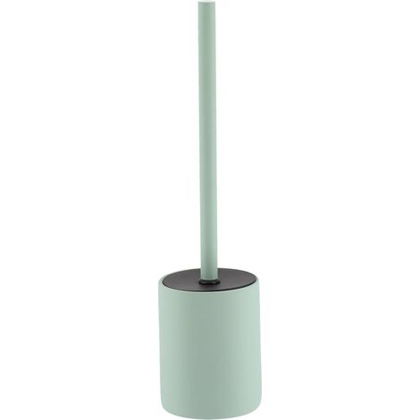 Brosse wc en gres effet rubber - vert eucalyptus - Tendance (1/3)