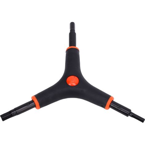 Clé hexagonale en Y pour vélo, antidérapante et facile à utiliser, 4 mm, 5 mm, 6 mm, pour la réparation de VTT. (1/5)