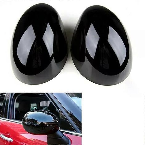 (Conduite à droite) Coque de rétroviseur noir brillant pour BMW Mini F54 F55 F56 F57 F60 51167401229 51167401230 51167401231JXLGV (1/5)