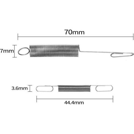 2pcs Ressort régulateur moteur - Remplacement Briggs & Stratton Haute durabilité - Réparation moteur (1/4)