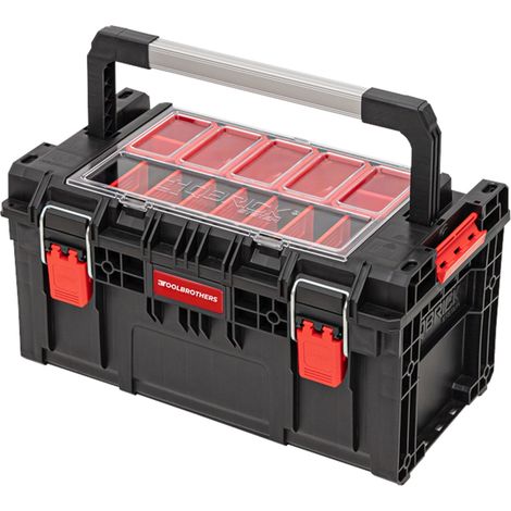 Toolbrothers RHINO XL Valigia portautensili ECO Handling+ altezza L 26 l IP66 con divisori estraibili + cassette