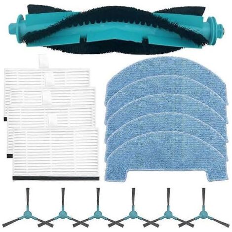 Ersatzteile für den Conga 2499 Ultra Home Advanced Saugroboter: Hauptbürste, HEPA-Filter und Reinigungspad (1/5)