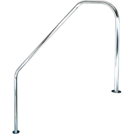 Pasamanos escalera piscina 3 curvas con pletina