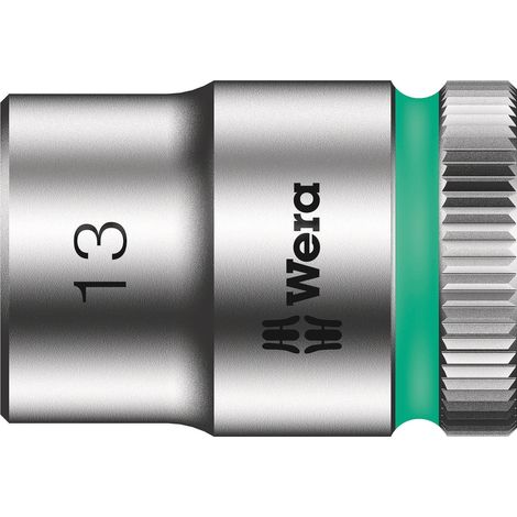WERA 05003558001 LLAVE DE VASO CON ARRASTRE, 3/8'', 13 MM (1/4)