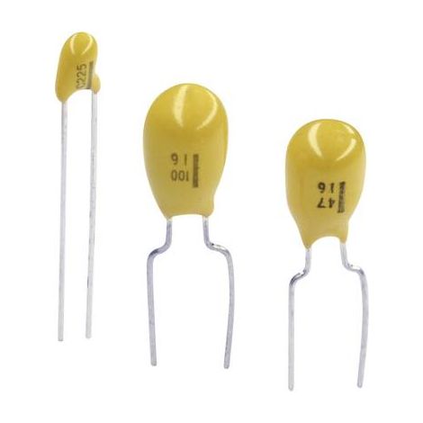 TANCAP CA42-685M035AB Condensateur tantale THT 2.5 mm 6.8 µF 35 V 20 % (l x H) 6 mm x 14 mm 1 pc(s) S468261 (1/2)