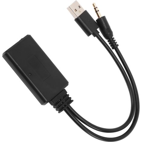 Adaptateur AUX Bluetooth 5.0, transmission sans perte, Plug and Play, récepteur de câble auxiliaire radio pour les séries 1, 3, 5, 6 et 7 (1/5)