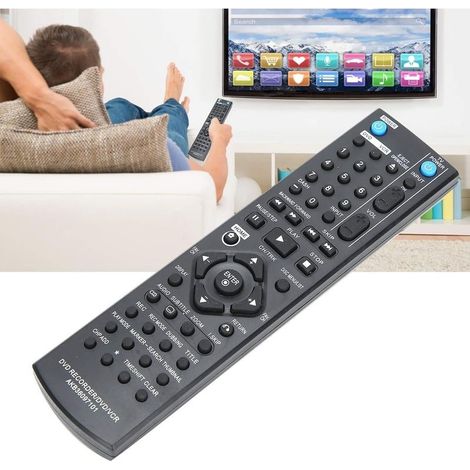 Télécommande pour enregistreur DVD, DVD/magnétoscope/DVDR Remplacement de la télécommande pour LG RC286H / RC297H / RC397H (1/5)