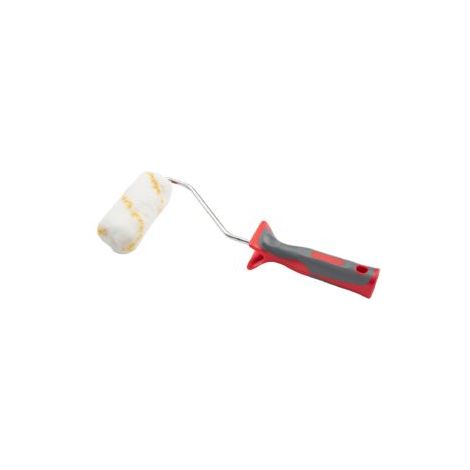 L'Outil Parfait – Rouleau peinture 110 mm pour finition mate et satinée – Antigoutte polyamide 12 mm – Poignée bi-matière – Tige 29 cm zinguée – 193927029
