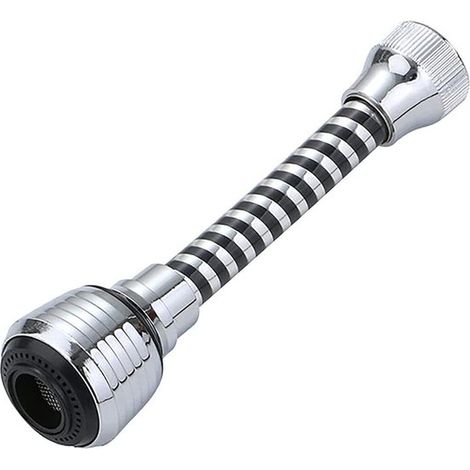 Accesorio rociador para grifo de fregadero, cabezal giratorio antisalpicaduras con manguera - Extensor de grifo de fregadero (1/5)