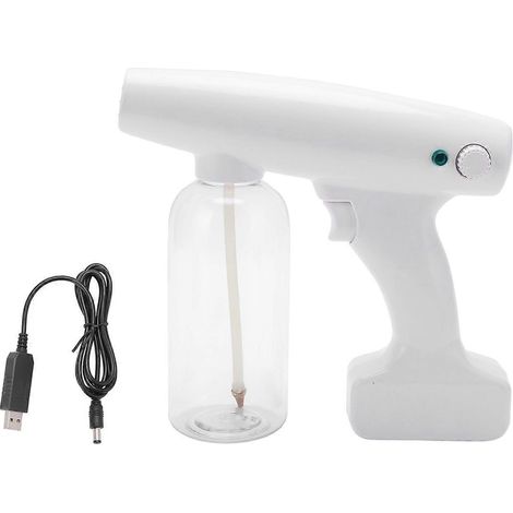 Atomiseur nanométrique HL2101 500 ml, atomiseur de nettoyage électrique réglable pour la maison et le bureau, 12 V CC (1/4)