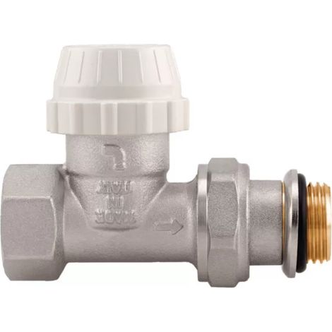 Schläfer 37071122  Valvola termostatica diritta con cappuccio, attacco femmina Universale 1/2",Valvola Termostatizzabile per termosifone DN15 M30x1,5 in Ottone attacco eurocono. Made in Italy