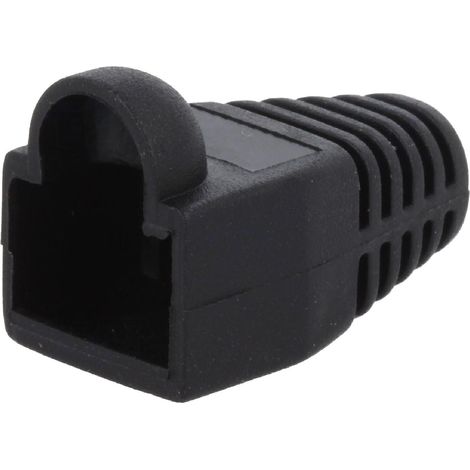 Isolation de prise RJ45 5.8mm - Noir
