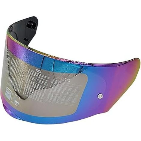 Beyamis Visière casque LS2 compatible - Bleu antibuée FF320 FF328 (1/5)
