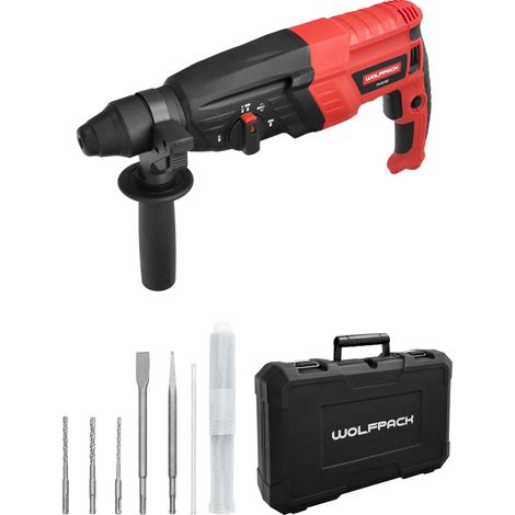 Perceuse à percussion sds plus 900 watt. avec accessoires et mallette