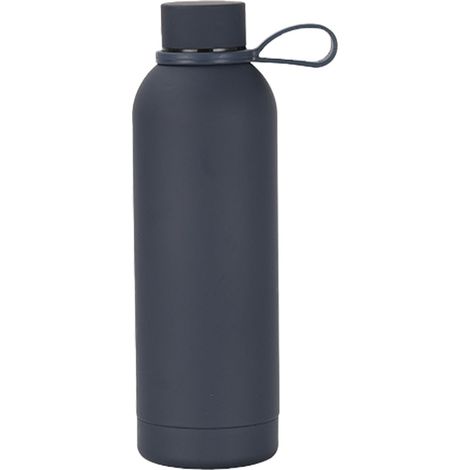Bouteille Isolante - Acier Inoxydable - Double Paroi - 500 ml - Bleu Marine (1/5)