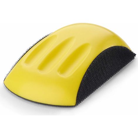 Bloc à poncer avec fermeture 150 mm (jaune) (1/5)