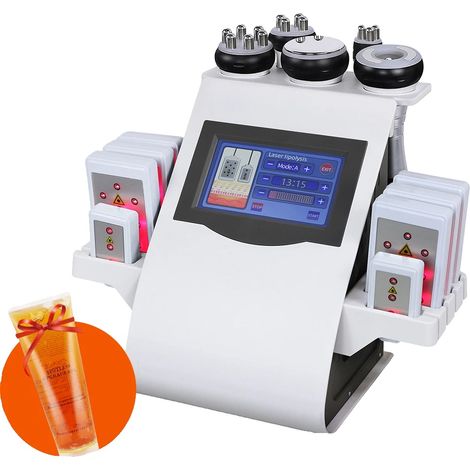 Machine de Slimming Corporel Ultrasonique 6 en 1, Radio Multi-Polaire, Raffermissement de la Peau, Traitement Anti-Rides (1/5)