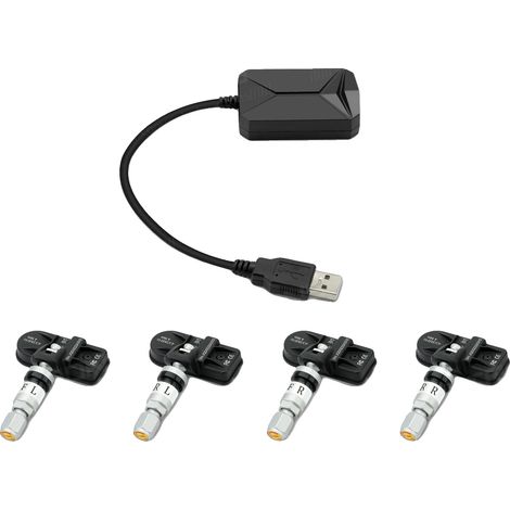 Sistema de control de presión de neumáticos, sensores internos, conectividad USB, TPMS08 (1/5)