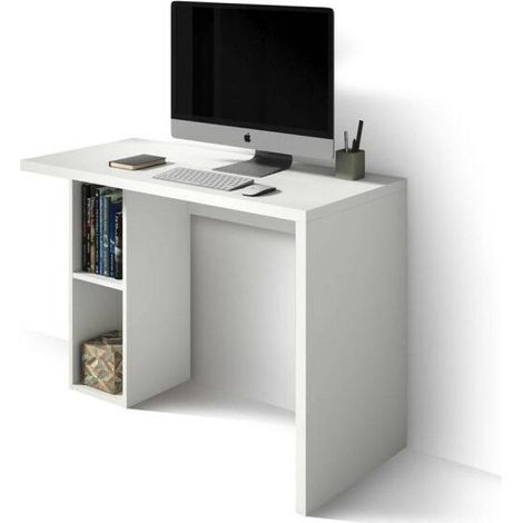 Mesa estudio Mod-Denver acabado blanco, 52 x 105 x 76 cm (fondo x ancho x alto) (1/2)