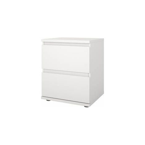 KIT COMODINO NOVA 2 CASS 40X34X48,2CM BIANCO