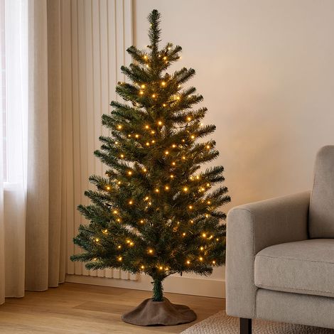 LED Lichterkette Weihnachtsdeko Leuchtkette Weihnachtsbaum Außen schwarz amber Gartenleuchte Balkondeko, Kunststoff, 800x LED, L 1600 cm