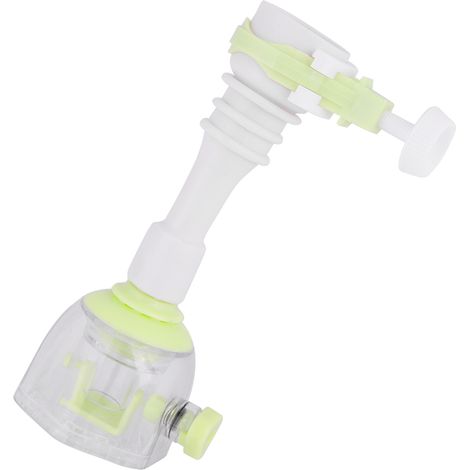 GROOFOO Movable Water Saving Extension Faucet Splash proof Kitchen Valve Spray Green 13cm (1/5)