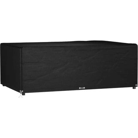 Garden Furniture Cover 12 Eyelets 213x132x75 cm Rectangular vidaXL