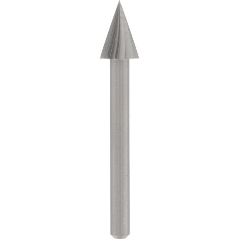 Fraise à grande vitesse Dremel 125 - jeu d'accessoires pour outil multifonction avec 2 fraises Ø 6,4 mm pour sculpter, graver et fraiser le bois, le plastique et bien plus encore