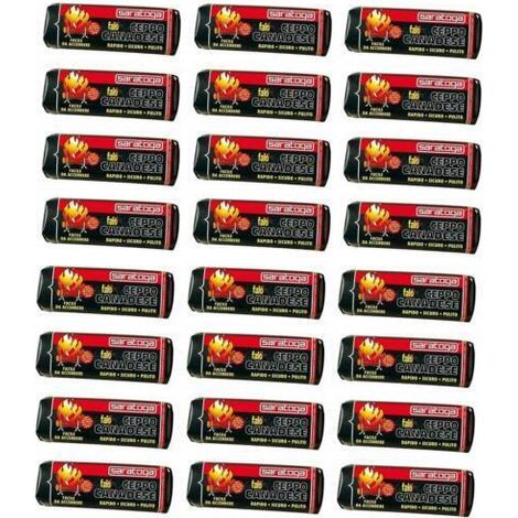 Ceppo canadese Saratoga tronchetto accendi fuoco per stufa e camino conf. 1,1 kg – 24 pezzi