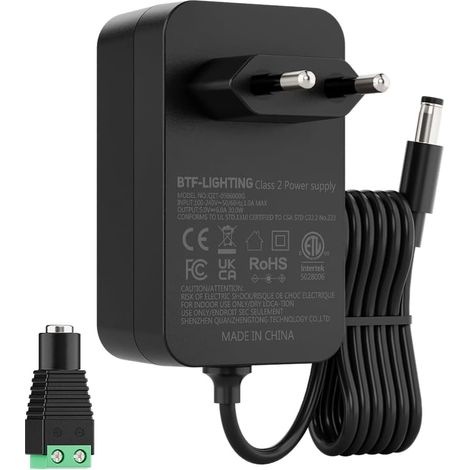 Alimentation 5V 6A 30W Transformateur LED AC 100-240V vers DC 5V pour Bande LED WS2812B SK6812, Routeur WiFi, Hub USB, Boîtier TV (1/5)