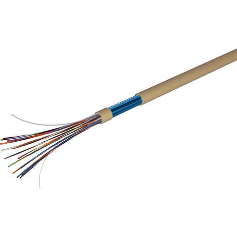 Câble téléphonique RS PRO 8 paires, Retardant à la flamme, Blindé Ruban aluminium, Gaine LSZH Marron, L 100m ( Prix pour Bobine de 100 Mètres )