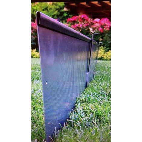 MAT - Bordura in acciao CORTEN  altezza 10 cm spessore 1 mm lunghezza 2 mt (1/3)