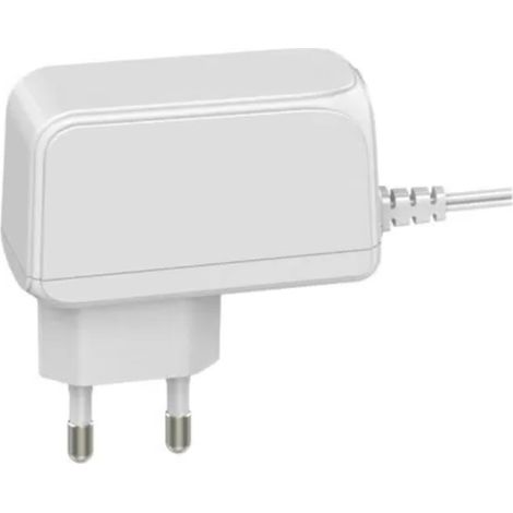 POS05200A-WHMICRO: Steckernetzteil 5V/2A/10W, weiß, vertikaler Adapter, Netzanschluss: CEE7/16, Gleichstromanschluss: Micro-USB