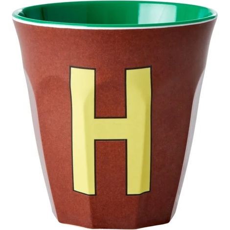RICE Becher - H, 250 ml, Melamine, Farbe: braun (1/2)