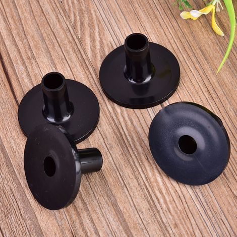 8 pièces protège-cymbales en plastique noir pour batterie, accessoires de percussion durables (1/5)