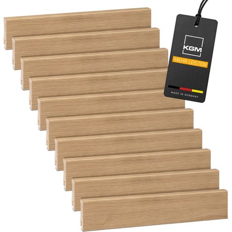 KGM Sockelleiste Holz Eiche Furnier geölt 16x58mm 96m (40 St)
