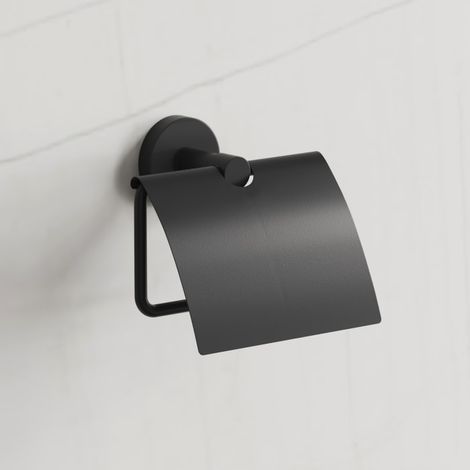 Kronenbach Lima 2.0 Black Papierhalter mit Deckel, rechts (1/5)