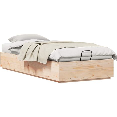 Maison Exclusive - Ottoman Bettgestell Natur 80 x 200 cm Massives