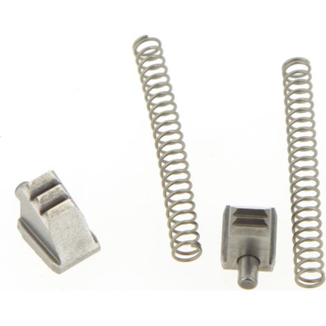 Jeu de 2 ressorts + 2 taquets goupille pour tête débroussailleuse 2 fils alu (1/2)